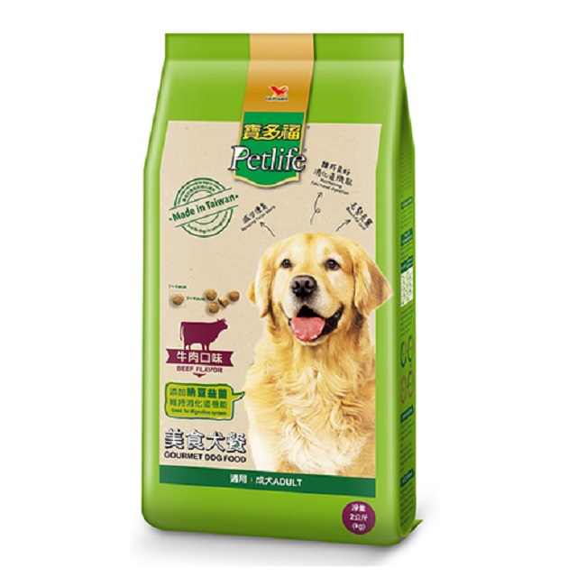 寶多福美食犬餐牛肉2KG/包