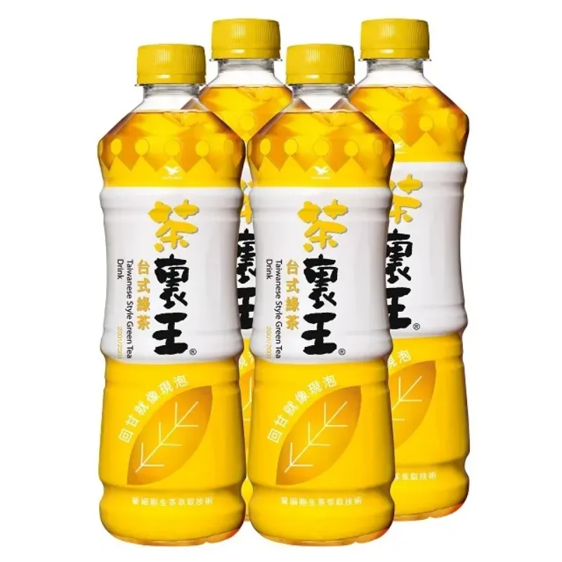茶裏王台式綠茶Pet600ml(四合一)