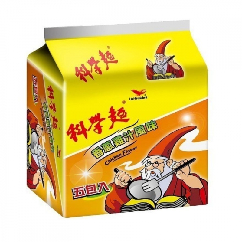 科學麵香蔥雞汁風味(包)40gx5