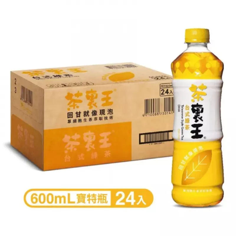 茶裏王台式綠茶Pet600ml*24