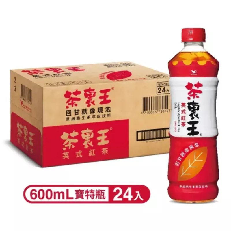 茶裏王英式紅茶Pet600ml*24