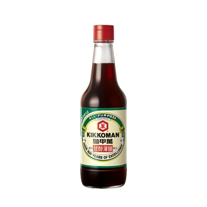 統一龜甲萬薄鹽醬油500ml