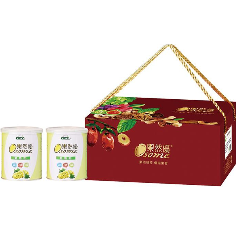 果然優雙葡禮盒(葡萄乾400g/罐*2)