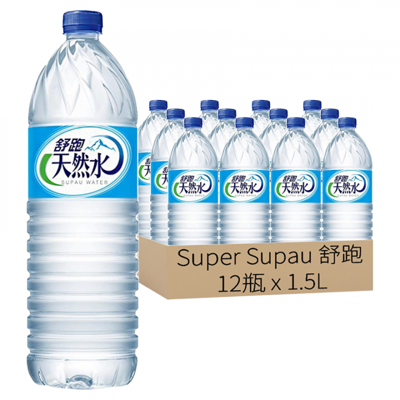舒跑天然水1500mlx12