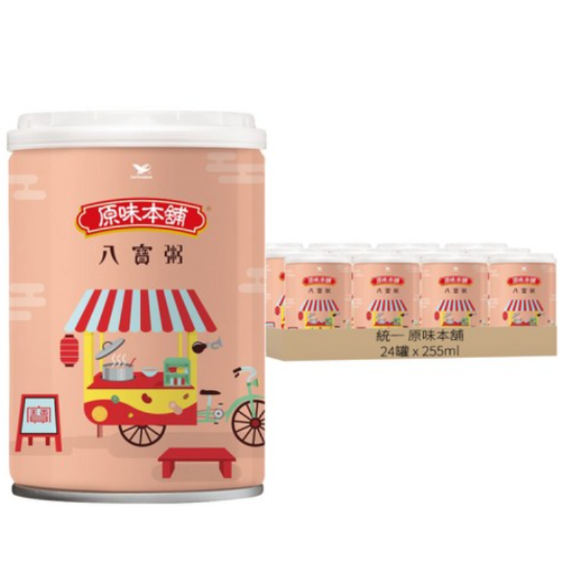 統一 原味本舖 八寶粥 255ml*24