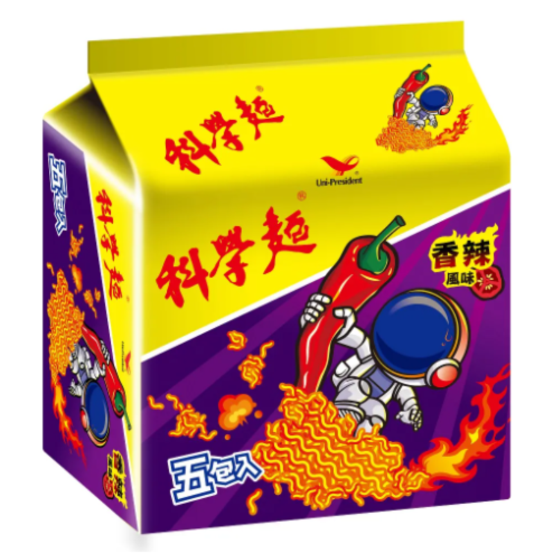 科學麵香辣(包)40gx5包